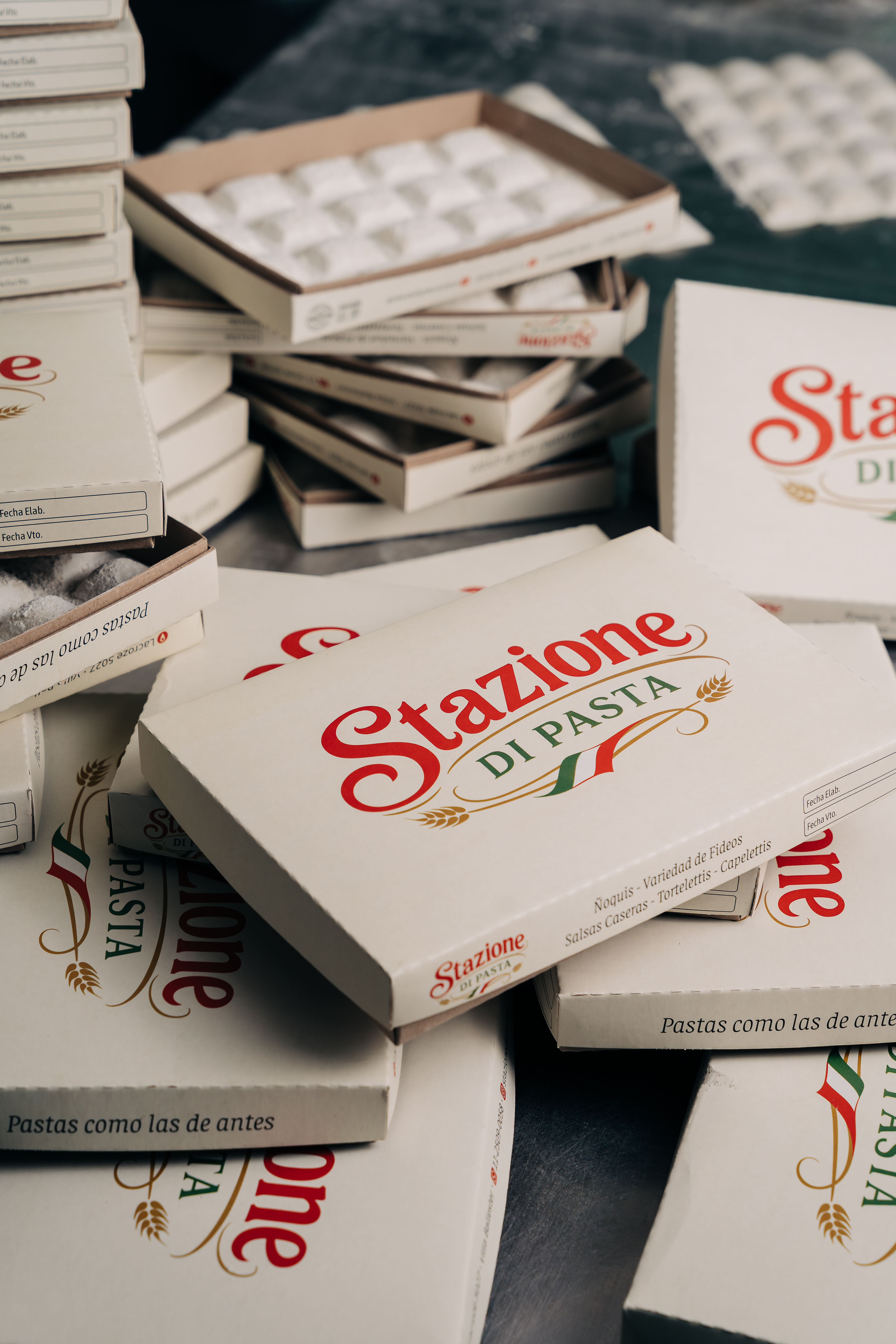 Variedad de pastas Stazione